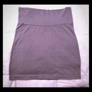 Gray skirt